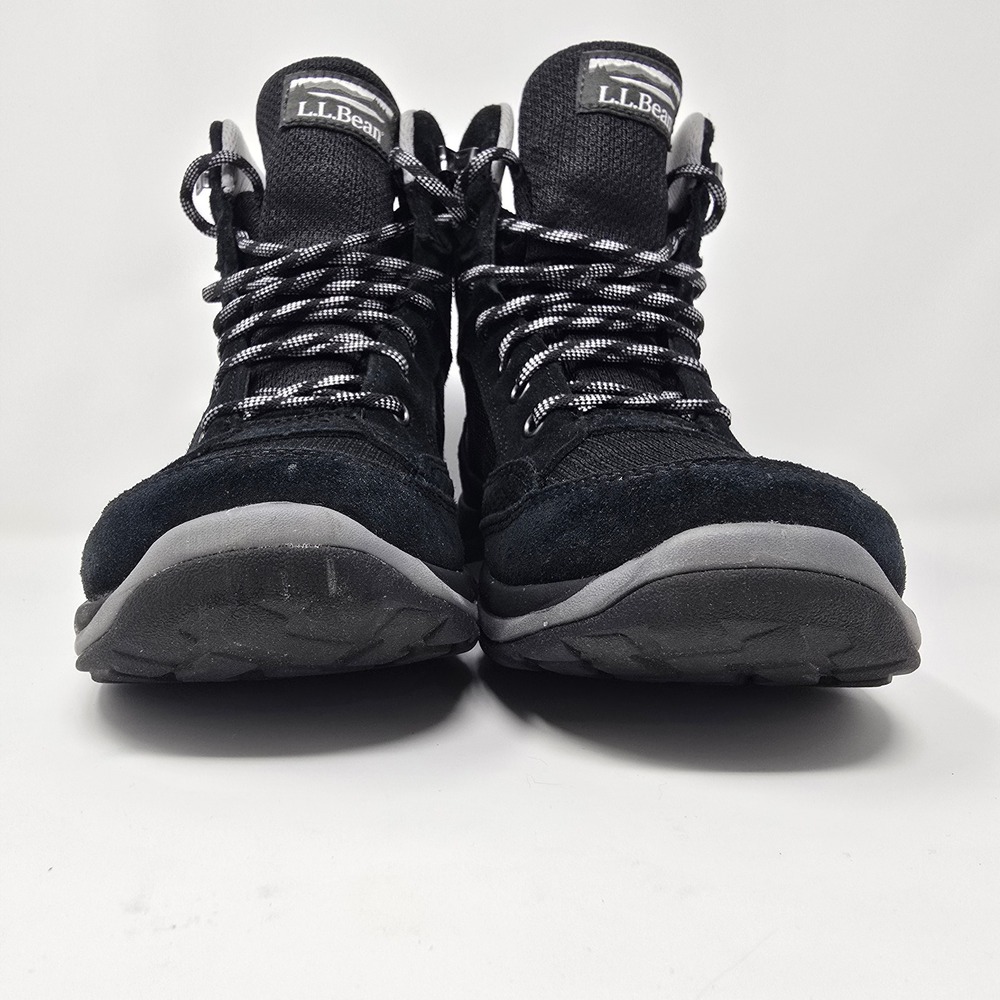 LL Bean Womens Snow Sneakers Waterproof Primaloft Boots Black 504747 Size 8.5 M - Picture 3 of 16